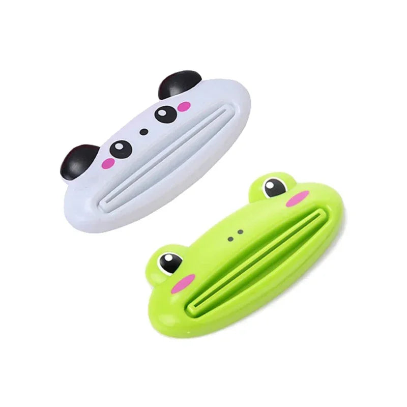 For Home Bathroom 1 Pcs Animal Easy Toothpaste Dispenser Plastic Tooth Paste Tube Toothpaste Squeezer Rolling Holder Cocina