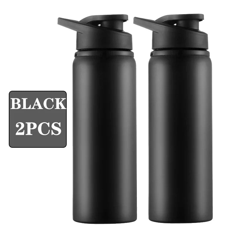 Portable Stainless Steel Water Bottle Bicycle Riding Drinking Water Bottle Outdoor Sport Travel Mug Metal Stainless Steel Bottle