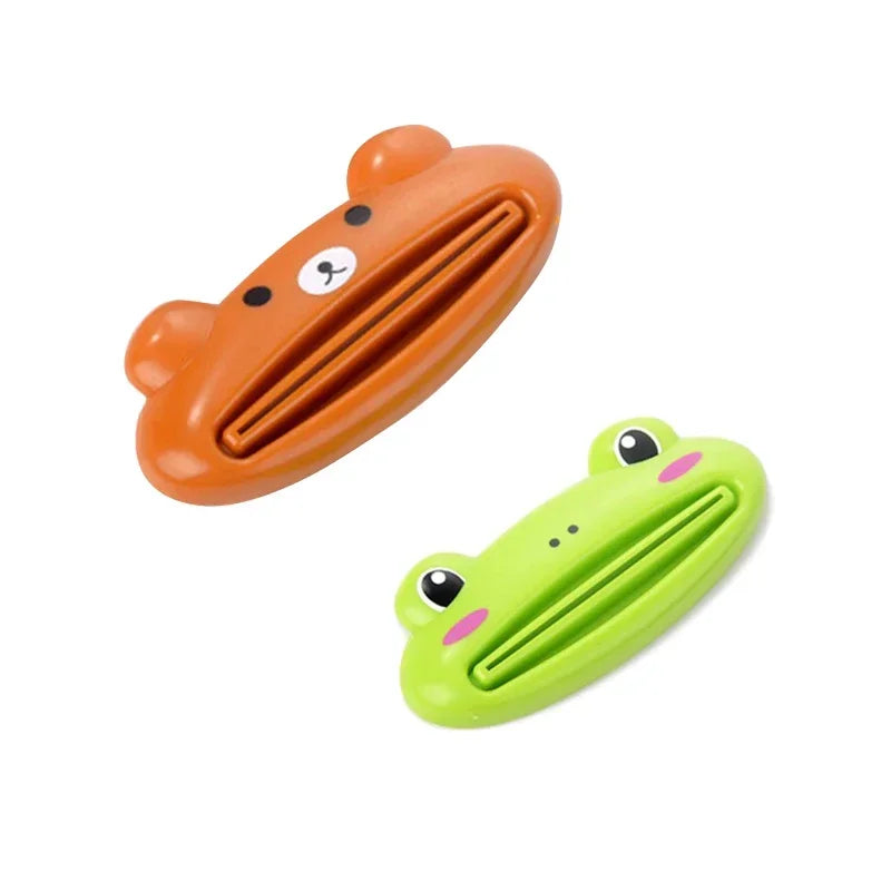 For Home Bathroom 1 Pcs Animal Easy Toothpaste Dispenser Plastic Tooth Paste Tube Toothpaste Squeezer Rolling Holder Cocina