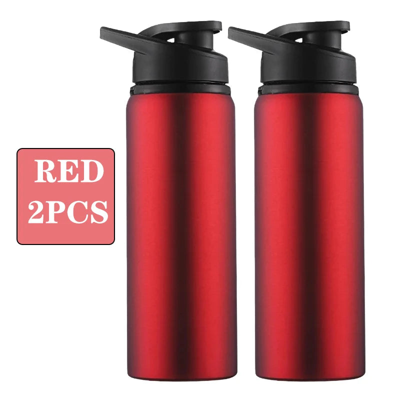 Portable Stainless Steel Water Bottle Bicycle Riding Drinking Water Bottle Outdoor Sport Travel Mug Metal Stainless Steel Bottle