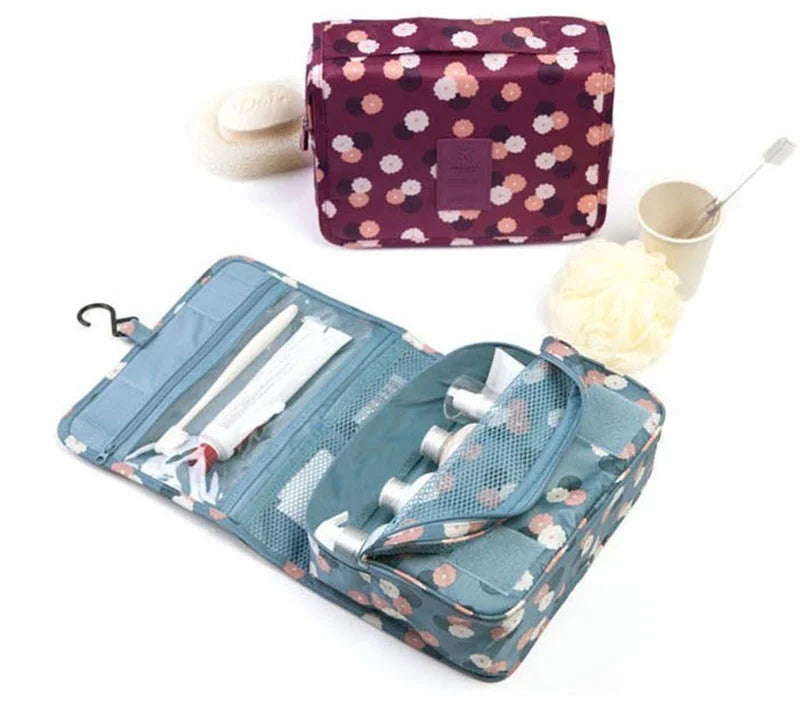 Men Women Bathroom Make Up Bag Hanging Travel Storage Bags Waterproof Beauty Cosmetic Bag Personal Makeup Bags Wash Organizer