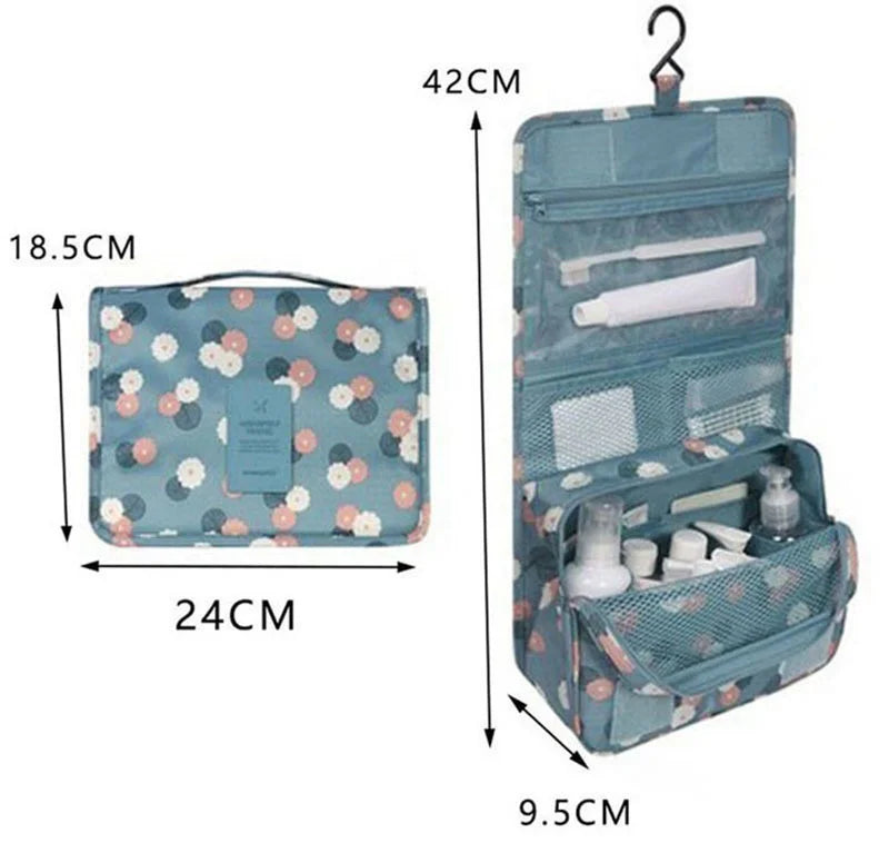 Men Women Bathroom Make Up Bag Hanging Travel Storage Bags Waterproof Beauty Cosmetic Bag Personal Makeup Bags Wash Organizer