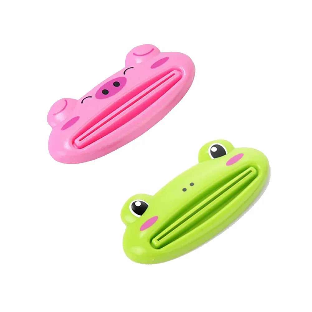 For Home Bathroom 1 Pcs Animal Easy Toothpaste Dispenser Plastic Tooth Paste Tube Toothpaste Squeezer Rolling Holder Cocina