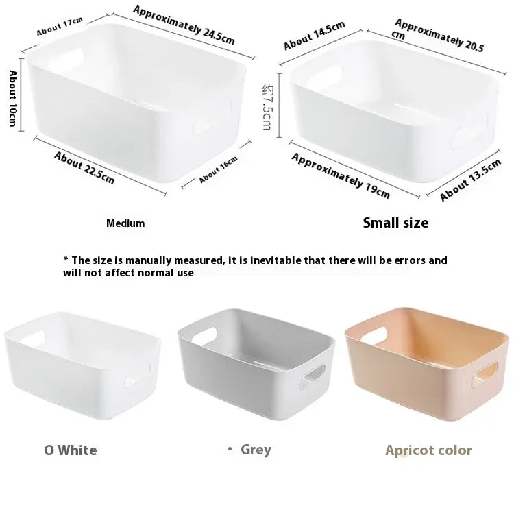 Desktop Storage Box, Cosmetics Clutter Organizer Box, Household Plastic Storage Box, Storage Box, Kitchen Storage, Bathroom