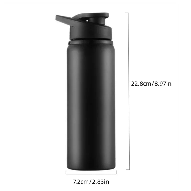 Portable Stainless Steel Water Bottle Bicycle Riding Drinking Water Bottle Outdoor Sport Travel Mug Metal Stainless Steel Bottle