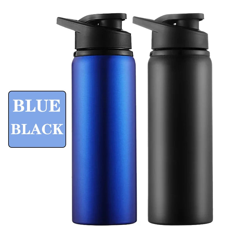 Portable Stainless Steel Water Bottle Bicycle Riding Drinking Water Bottle Outdoor Sport Travel Mug Metal Stainless Steel Bottle